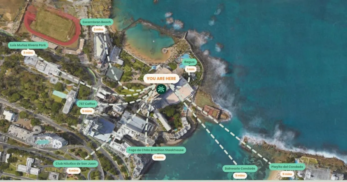 Appartement Seaside Terrace Condado Close To The Beach San Juan